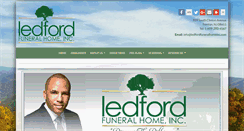 Desktop Screenshot of ledfordfuneralhomeinc.com