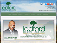 Tablet Screenshot of ledfordfuneralhomeinc.com